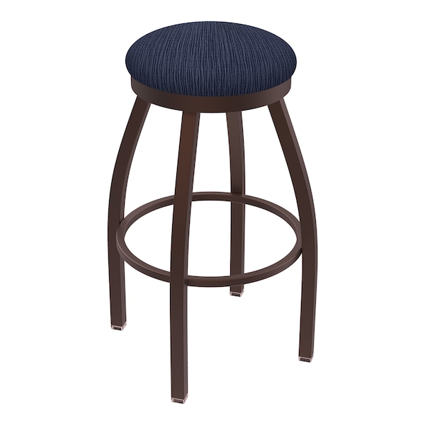 Holland Bar Stool Co 30" Swivel Bar Stool, Bronze Finish, Graph Anchor Seat - 80230BZ014