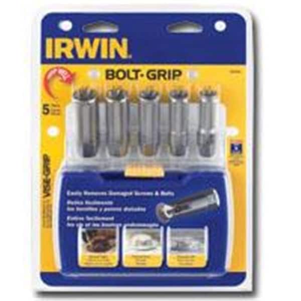 Hanson Hanson HAN3094001 5 Piece Bolt-Grip Deep Well Bolt Extractor Set - HAN3094001