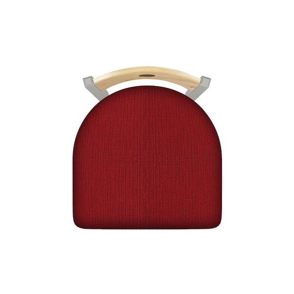 Holland Bar Stool Co 30" Swivel Counter Stool, SS Finish, Nat Back, Graph Ruby Seat - 83036ANNATMPLB016