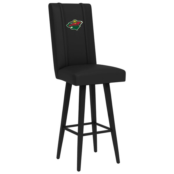 Dreamseat Swivel Bar Stool 2000 with Minnesota Wild Logo - XZ2000BSSBLK-PSNHL41040
