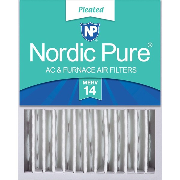Nordic Pure 16x20x5 Pleated Air Filter, High Capacity, Electrostatically Charged Synthetic Media, MERV 14 - 16X20X5HM14-1