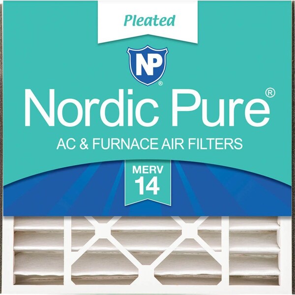 Nordic Pure 20x20x5 Pleated Air Filter, High Capacity, Electrostatically Charged Synthetic Media, MERV 14 - 20X20X5ABM14-1