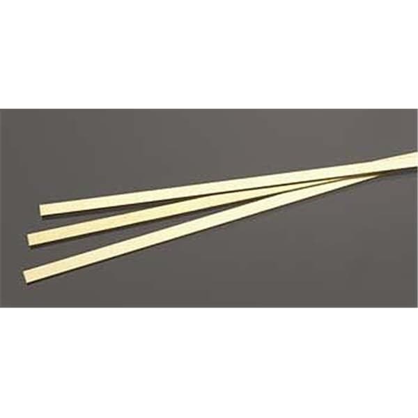 K&S Engineering K&S Engineering K-S9843 1 x 6 mm Brass Strips - K+S9843