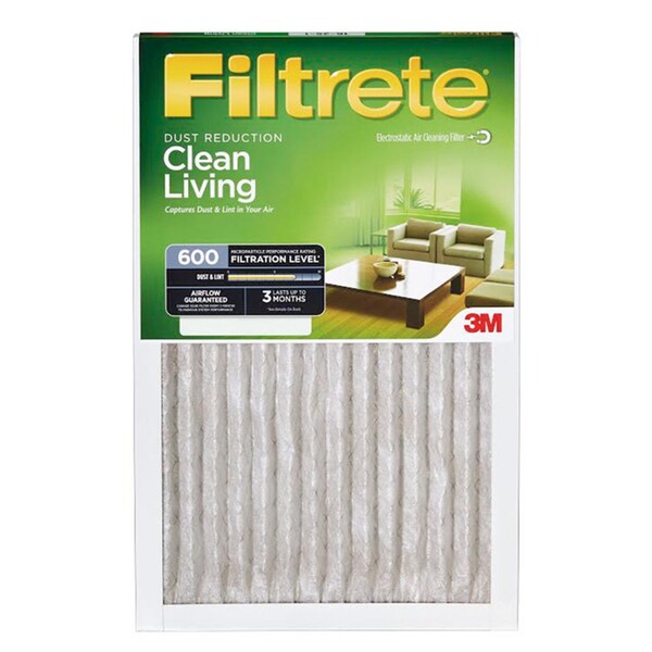 Filtrete Filtrete 12 in. W X 12 in. H X 1 in. D Fiberglass 7 MERV Pleated Air Filter 1 pk - 9880DC-6