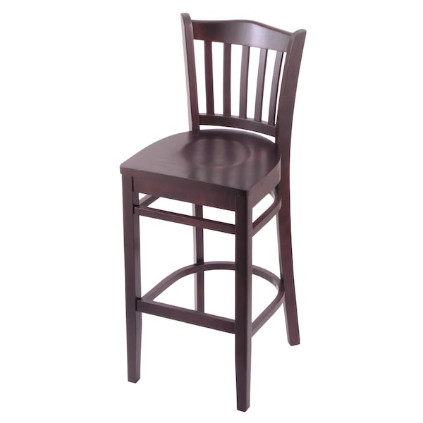 Holland Bar Stool Co 30" Bar Stool, Dark Cherry Finish, Dark Cherry Seat - 312030DCDC