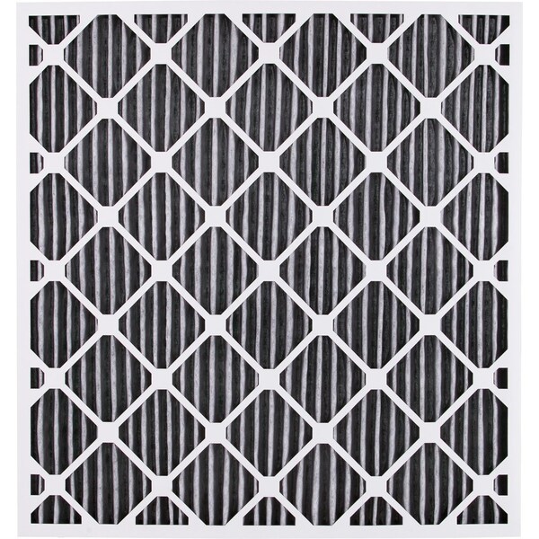 Nordic Pure 28x30x2 Plus Carbon Pleated Air Filter, High Capacity, MERV 10, 3 PK - 28X30X2GEOPM10C-3