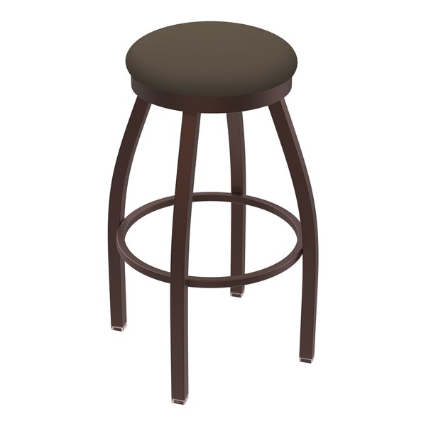 Holland Bar Stool Co 30" Swivel Bar Stool, Bronze Finish, Canter Earth Seat - 80230BZ006