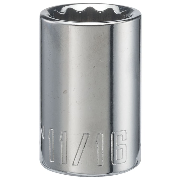 Craftsman Sockets, 1/2" Drive 11/16" 12 Point SAE - CMMT47507