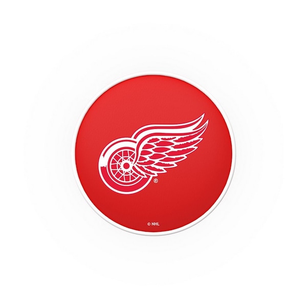 Holland Bar Stool Co 25" Detroit Red Wings Cushion Seat, 2-Ring Chrome Swivel Bar Stool - L7C125DETRED