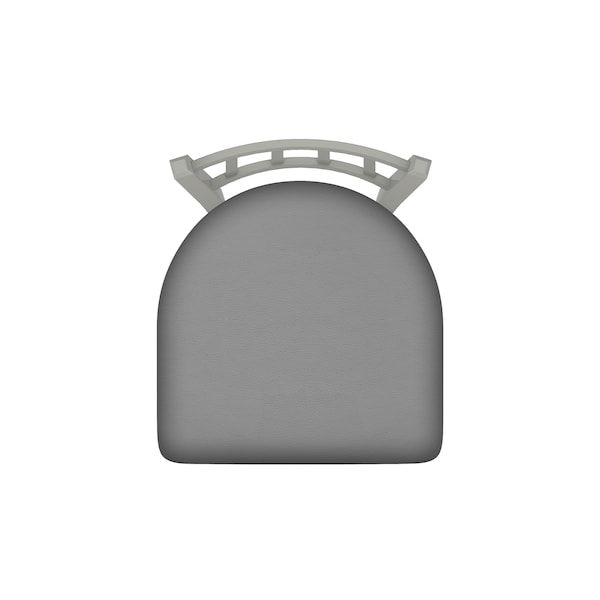 Holland Bar Stool Co 30" Swivel Bar Stool, Nickel Finish, Canter Grey Seat - 81030AN007