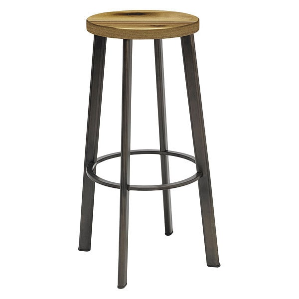 Kfi Stool, Natural Wood Seat, 30" - BR6100-LFT-NA