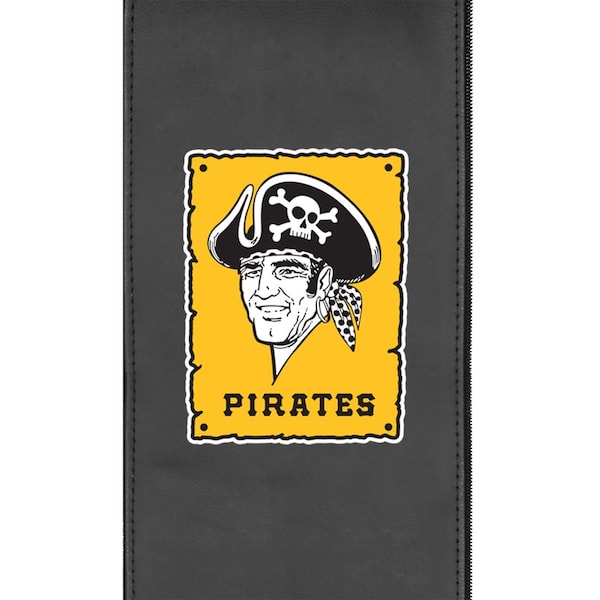 Dreamseat Swivel Bar Stool 2000 with Pittsburgh Pirates Cooperstown Logo - XZ2000BSSBLK-PSCOOP0080