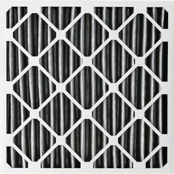 Nordic Pure 24x24x2 Plus Carbon Pleated Air Filter, High Capacity, MERV 12, 3 PK - 24X24X2PM12C-3
