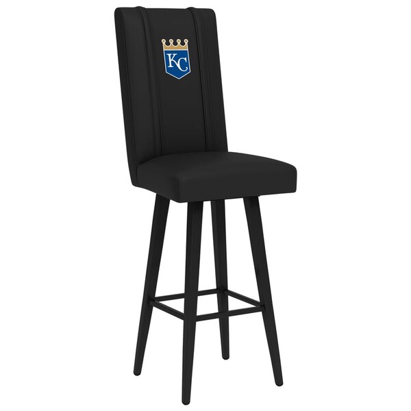 Dreamseat Swivel Bar Stool 2000 with Kansas City Royals Primary Logo - XZ2000BSSBLK-PSMLB21023