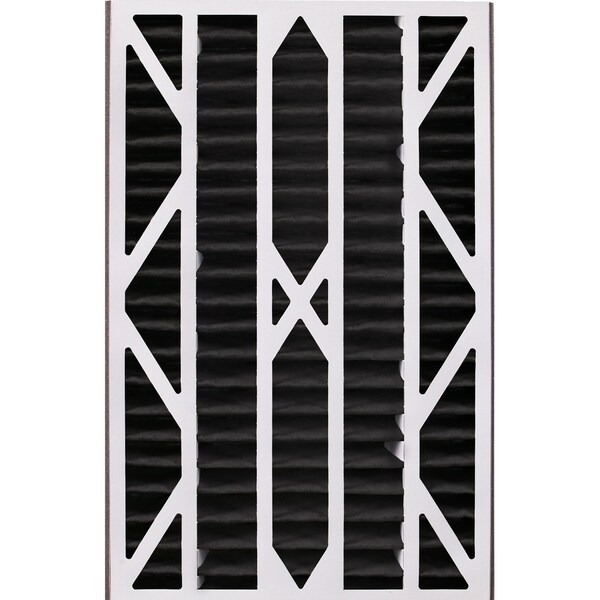 Nordic Pure 16x25x3 Pure Carbon Pleated Air Filter, High Capacity, MERV 8 - 16X25X3ABPCP-1