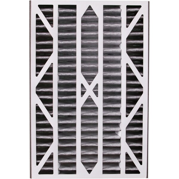 Nordic Pure 16x25x3 Plus Carbon Pleated Air Filter, High Capacity, MERV 8 - 16X25X3ABPM8C-1