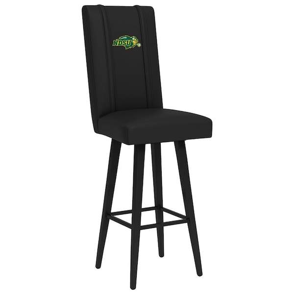 Dreamseat Swivel Bar Stool 2000 with North Dakota State Bison Primary Logo - XZ2000BSSBLK-PSCOL13491