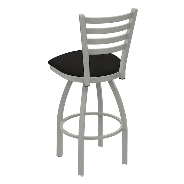 Holland Bar Stool Co 30" Swivel Bar Stool, Nickel Finish, Canter Espresso Seat - 41030AN003