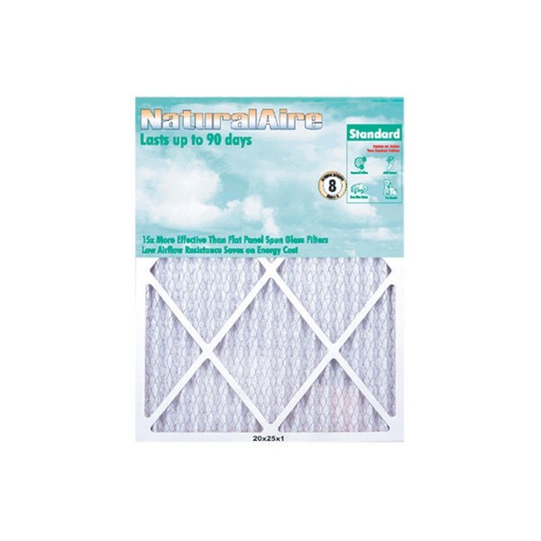 Aaf Flanders 14x36x1 Pleated Air Filter, MERV 8, 12 PK - 4283586