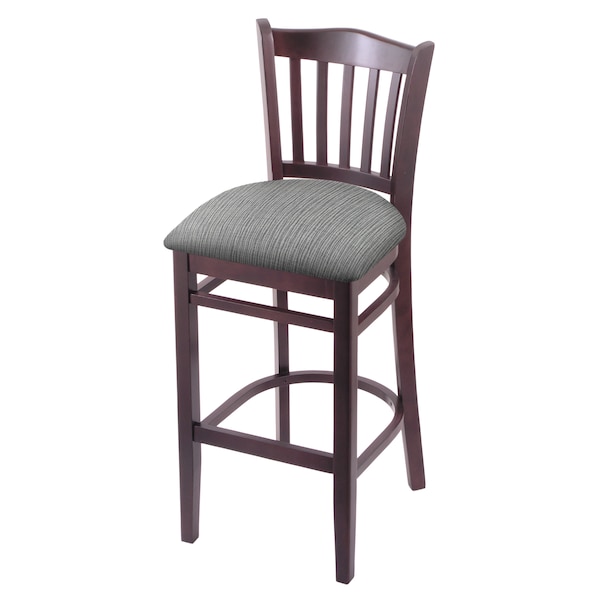 Holland Bar Stool Co 30" Bar Stool, Dark Cherry Finish, Graph Seat - 312030DC020