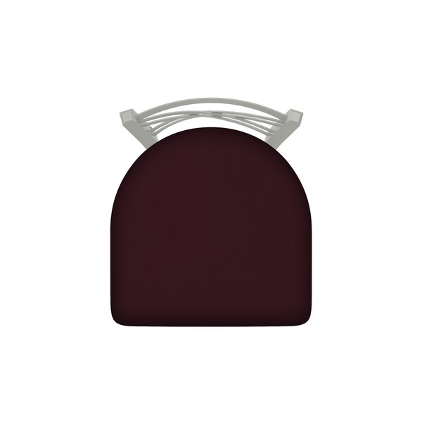 Holland Bar Stool Co 30" Swivel Bar Stool, Nickel Finish, Canter Bordeaux Seat - 82030AN005