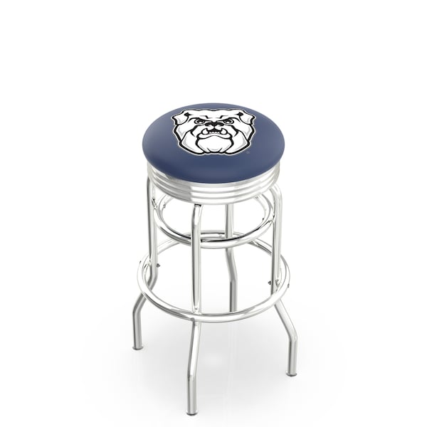 Holland Bar Stool Co 25" Chrome 2-Ring Butler Swivel Bar Stool, Accent Ring - L7C3C25BUTLER