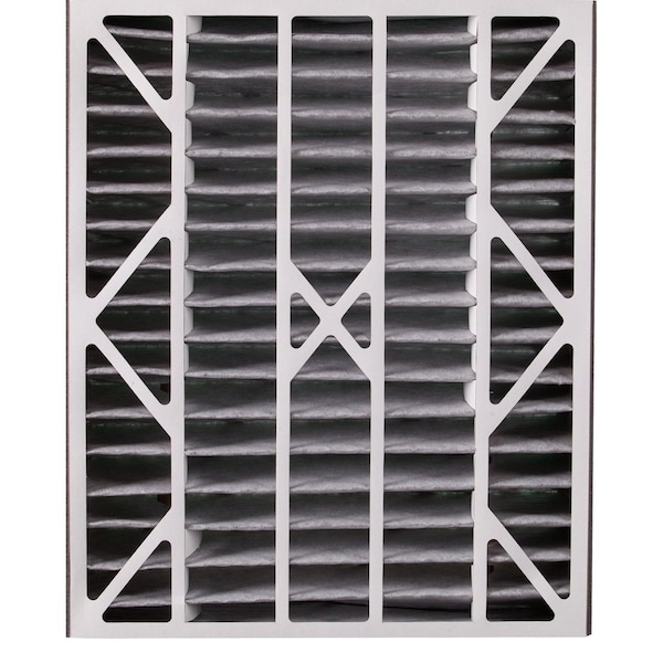 Nordic Pure 20x25x5 Plus Carbon Pleated Air Filter, High Capacity, MERV 10, 4 PK - 20X25X5ABPM10C-4