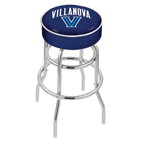 Holland Bar Stool Co 30" Villanova Cushion Seat, 2-Ring Chrome Swivel Bar Stool - L7C130VILNVA