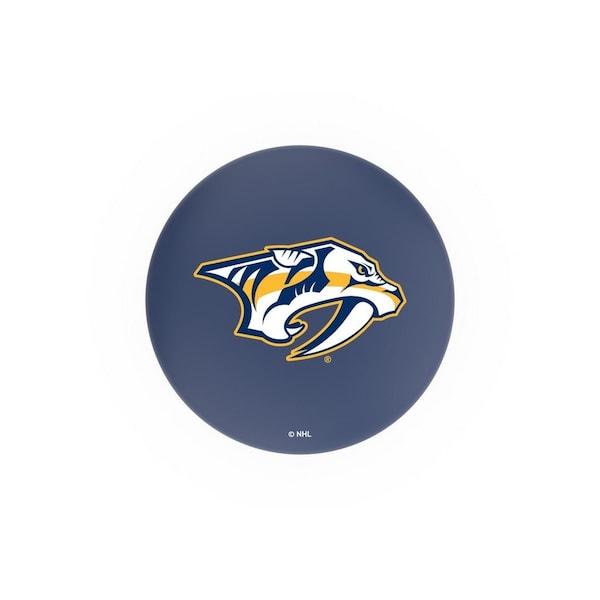 Holland Bar Stool Co 25" Chrome 2-Ring Nashville Predators Swivel Bar Stool, Accent Ring - L7C3C25NSHPRE