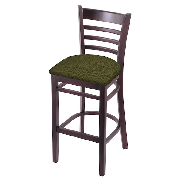 Holland Bar Stool Co 30" Bar Stool, Dark Cherry Finish, Graph Parrot Seat - 314030DC015