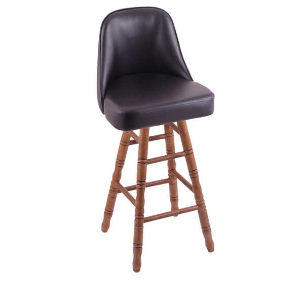 Holland Bar Stool Co Grizzly Bar Stool, Oak, Dark Cherry Finish - GRIZ24OTMED