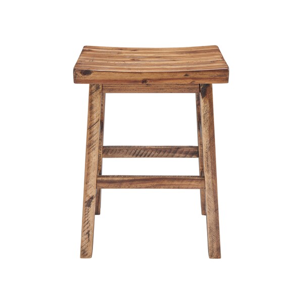 Alaterre Furniture Durango 26"H Industrial Wood Counter-Height Stool - ANDU2174