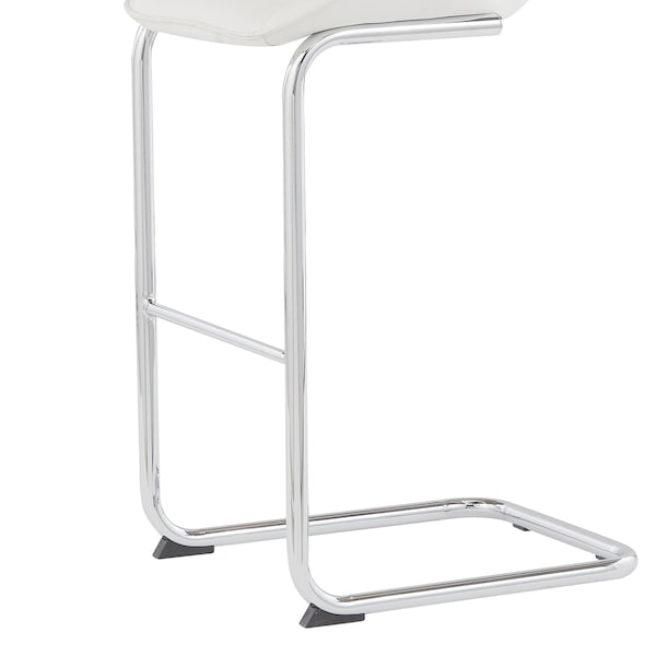 Global Furniture Usa Contemporary PU D1446 White Bar Stool - 770