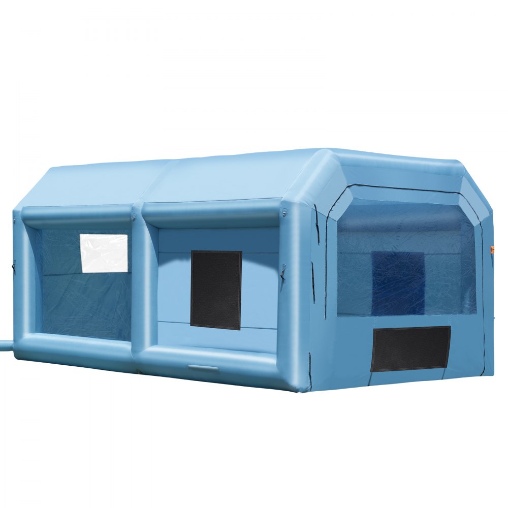 VEVOR Inflatable Paint Booth, 21 x 13.5 x 9.8 ft Inflatable Spray Booth, with 1100W Powerful Blower and Air Filter System, Large Furniture Painting, Portable Car Paint Booth for Medium-Sized Vehicles - CQSPQFLSKCGLKXHNXV1