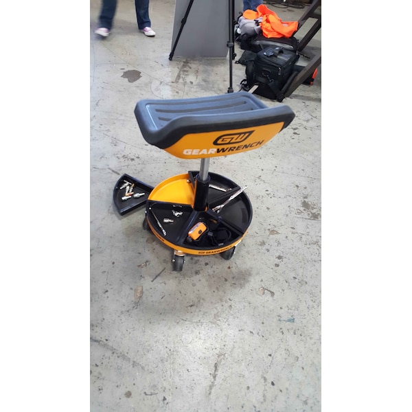 Gearwrench Adjustable Height Swivel Mechanics Seat 18" to 22" - 86994