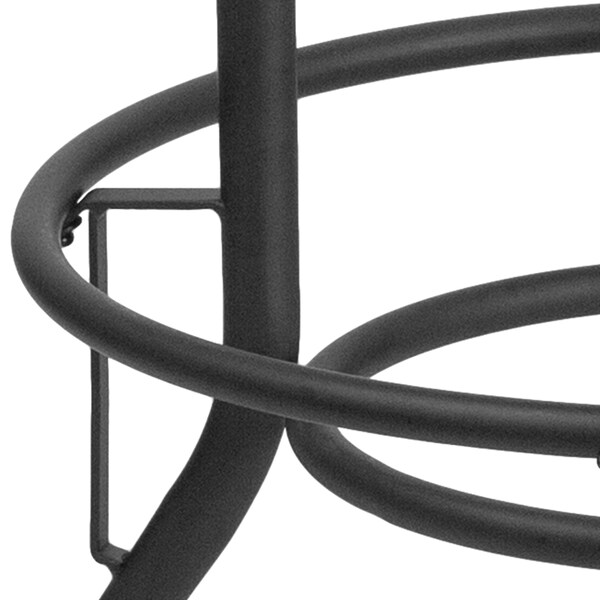 Flash Furniture Stool, 440 lb., Black, 21" Seat W - ET-BR542-230-GG