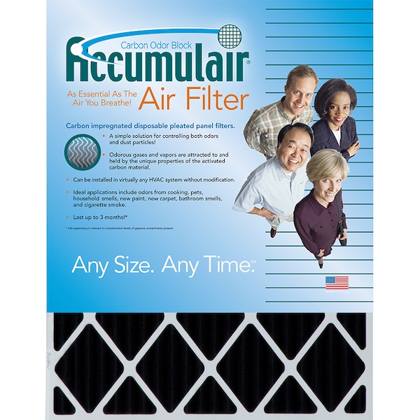 Accumulair 19x21x2 Pleated Air Filter, 6 PK - FO19X21X2A_6