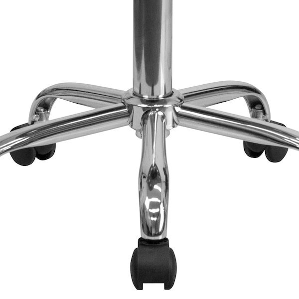 Flash Furniture Tractor Seat and Chrome Stool, Orange - LF-214A-ORANGEYELLOW-GG