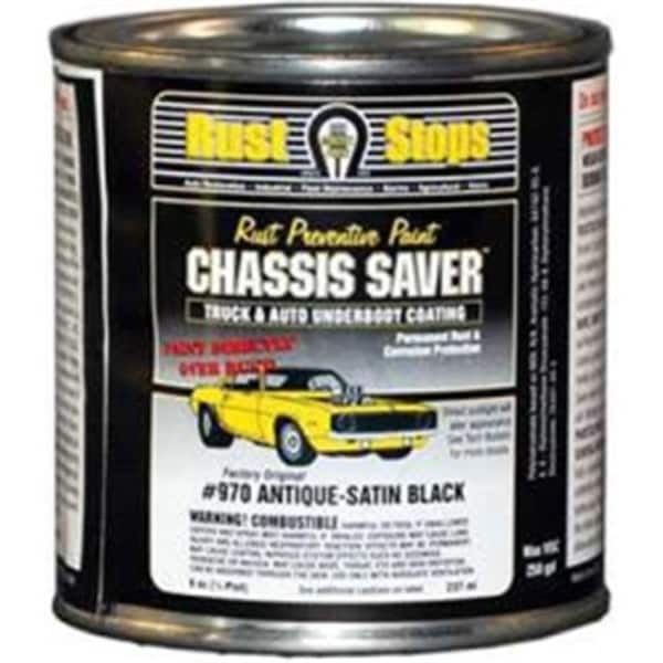 Magnet Paint & Shellac Magnet Paint & Shellac UCP970-16 8 oz Chassis Saver Paint; Stops & Prevents Rust - Satin Black - MPCUCP970-16