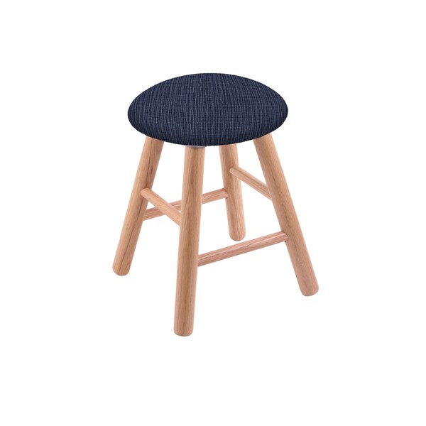 Holland Bar Stool Co Oak Vanity Stool, Natural Finish, Graph Tidal Seat - RC18OSNAT014