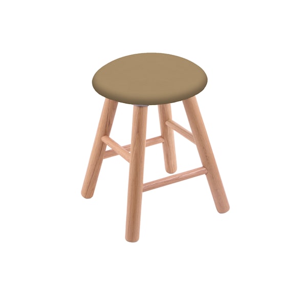 Holland Bar Stool Co Oak Vanity Stool, Natural Finish, Graph Poppy Seat - RC18OSNAT013