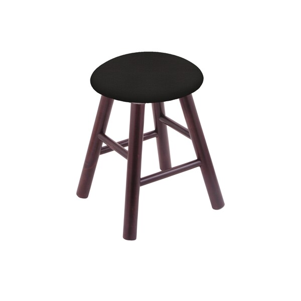 Holland Bar Stool Co Maple Vanity Stool, Dark Cherry Finish, Canter Red Seat - RC18MSDC003