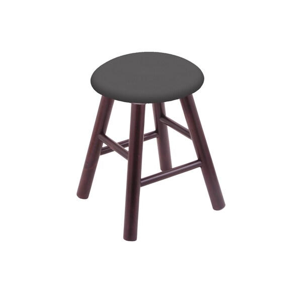 Holland Bar Stool Co Maple Vanity Stool, Dark Cherry Finish, Canter Saddle Seat - RC18MSDC004