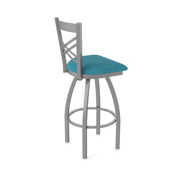 Holland Bar Stool Co 820 Catalina Stainless Steel 36in Swivel Bar Stool with Graph Tidal Seat - 82036SS022