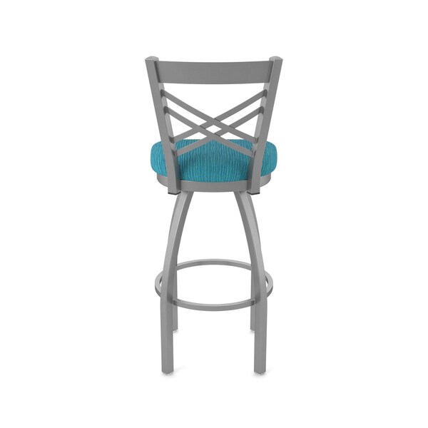 Holland Bar Stool Co 820 Catalina Stainless Steel 36in Swivel Bar Stool with Graph Tidal Seat - 82036SS022