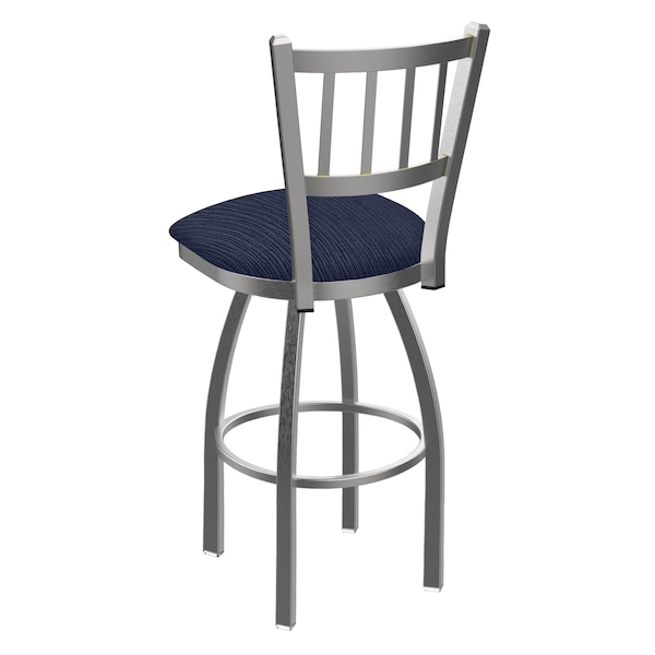 Holland Bar Stool Co 810 Contessa Stainless Steel 36in Swivel Bar Stool with Graph Anchor Seat - 81036SS014