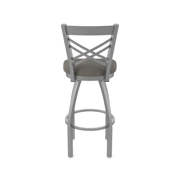 Holland Bar Stool Co 820 Catalina Stainless Steel 36in Swivel Bar Stool with Graph Chalice Seat - 82036SS019
