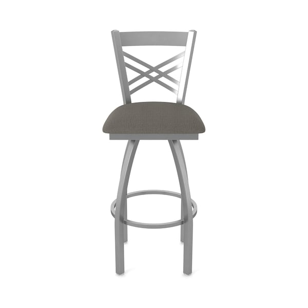 Holland Bar Stool Co 820 Catalina Stainless Steel 36in Swivel Bar Stool with Graph Chalice Seat - 82036SS019