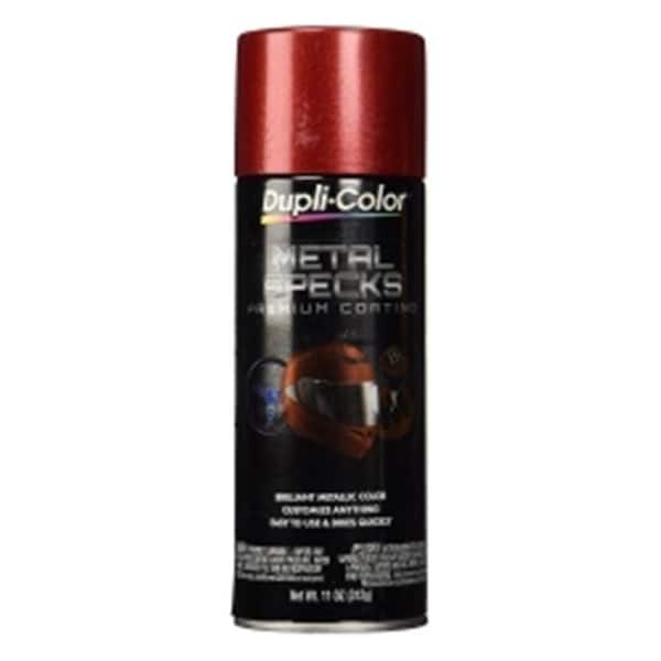 Duplicolor Duplicolor MS300 11 oz Aerosol Metal Specks Spray Paint; Retro Red - DUPMS300