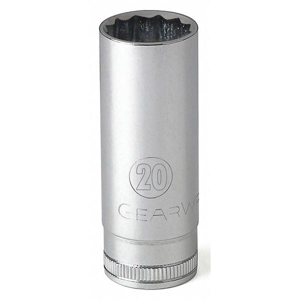 Gearwrench 1/2" Drive 6 Point Deep Metric Socket 16mm - 80643